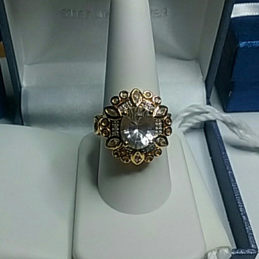 Petalite Gemstone engagement Ring